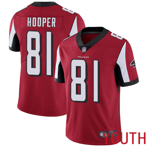 Atlanta Falcons Limited Red Youth Austin Hooper Home Jersey NFL Football #81 Vapor Untouchable